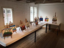 Zu sehen ist eine Innenansicht aus dem Overbeck-Museum, Bremen. 