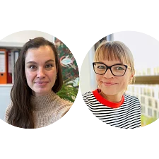 Sophie Charlotte Stuve (links im Bild) und Aneka Große (rechts im Bild)