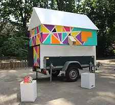 Zu sehen ist das Sommerferienprojekt des Spielhauses Treff Wischmannstraße 