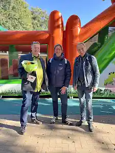 Jörn Rabeneck mit Petra Zschüntzsch und Joachim Barlo Barloschky