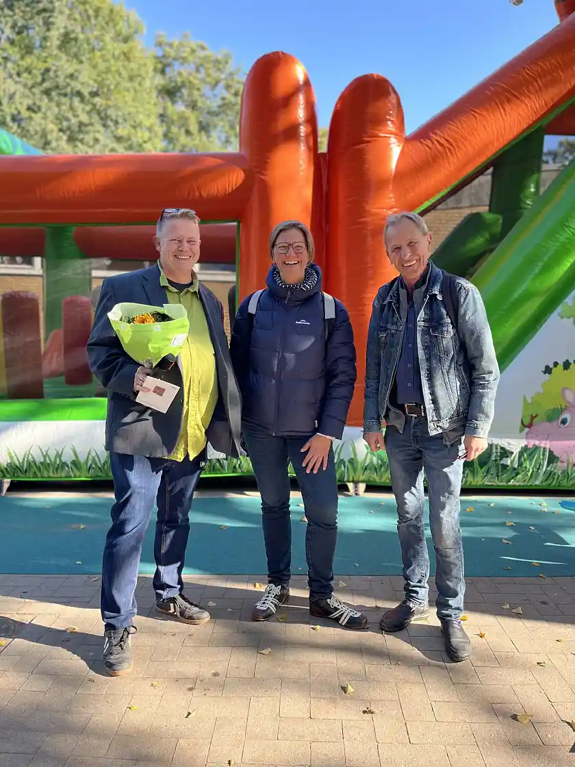 Jörn Rabeneck mit Petra Zschüntzsch und Joachim Barlo Barloschky