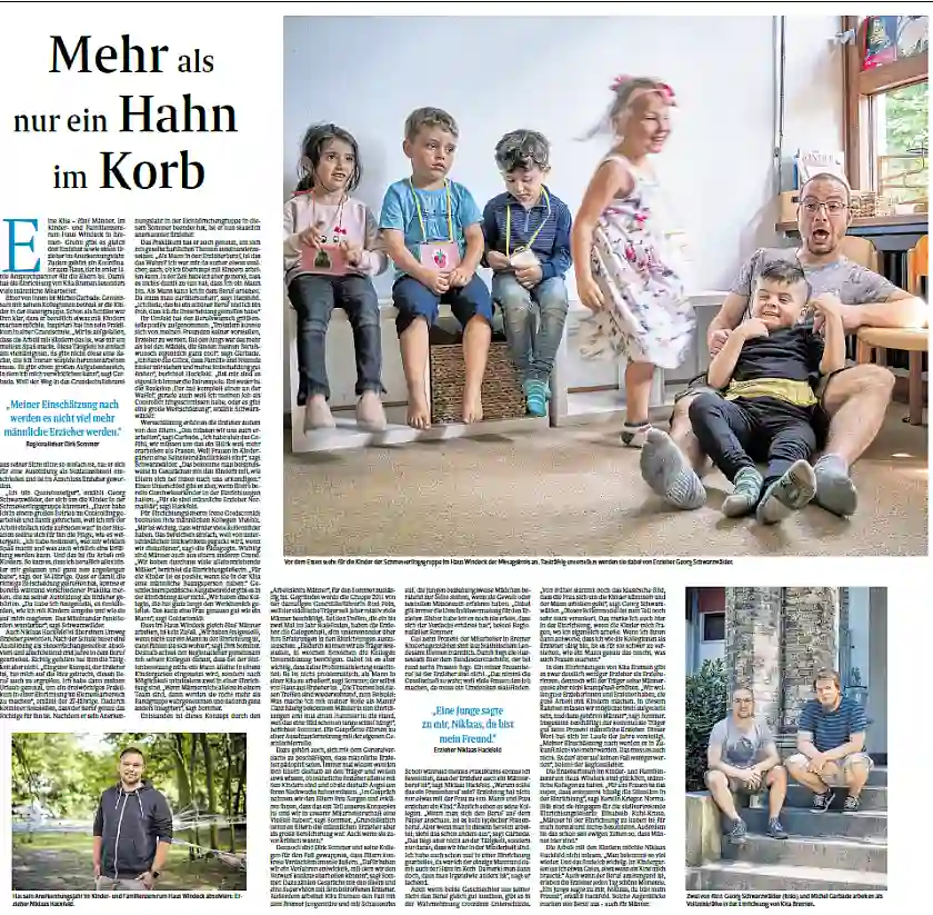 Eine Abbildung des Berichts aus dem Weser-Kurier 
