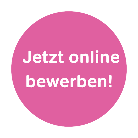 Kreis in Pink: Jetzt online Bewerben! 