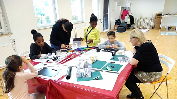 Kreatives im Kinder- und Familienzentrum Pfälzer Weg während der Herbstferien 2019 