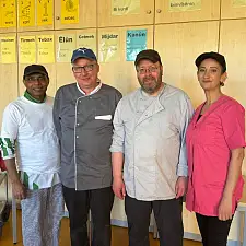 Küchenteam aus der Andernacher Straße