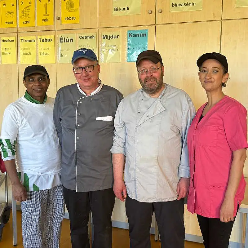 Küchenteam aus der Andernacher Straße