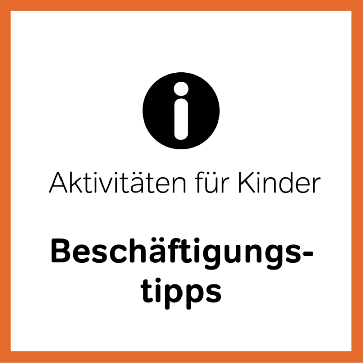 Beschäftigungstipps für Kinder  