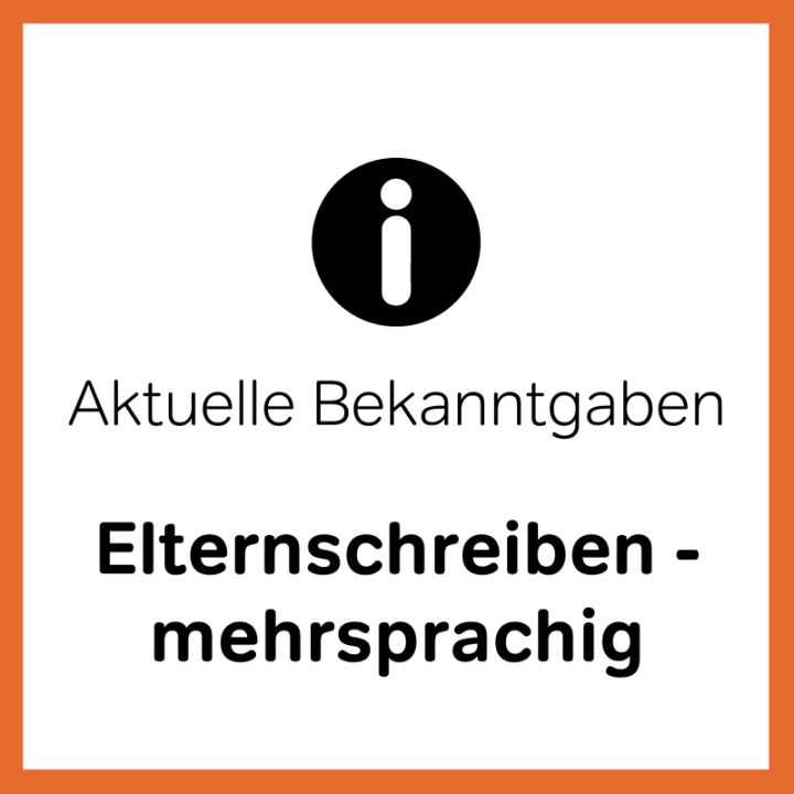 Elternschreiben - mehrsprachig 