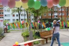 10 Jahre August-Bebel-Allee Jubiläumsfeier Dekoration