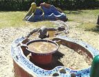 Erweiterter Wasserspielplatz im Spielhaus-Treff Pfälzer Weg