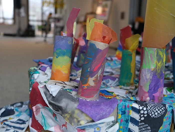 Kinderkunstwerke zum Neujahrsempfang 2024 - Impressionen