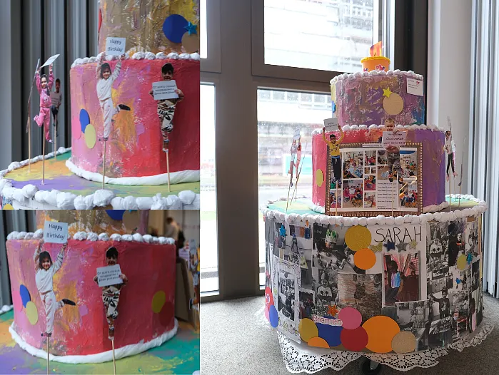 Kinderkunstwerke zum Neujahrsempfang 2024 - Impressionen7