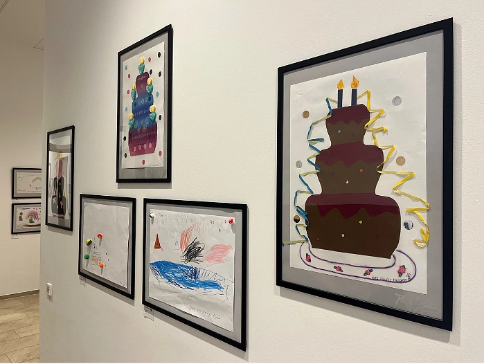 Kinderkunstwerke zum Neujahrsempfang 2024 - Impressionen