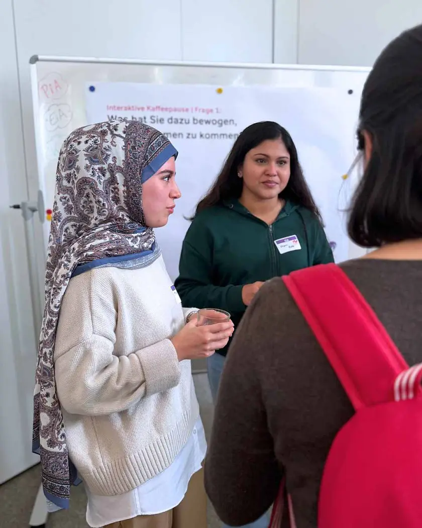 Im Gespr&auml;ch mit Lernenden