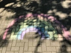 Regenbogen im Kinder- und Familienzentrum August Bebel-Allee
