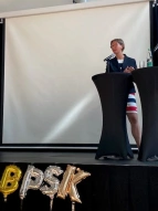 Petra Zschüntzsch bei der Schlüsselübergabe Bundesprogramm Sprach-Kitas