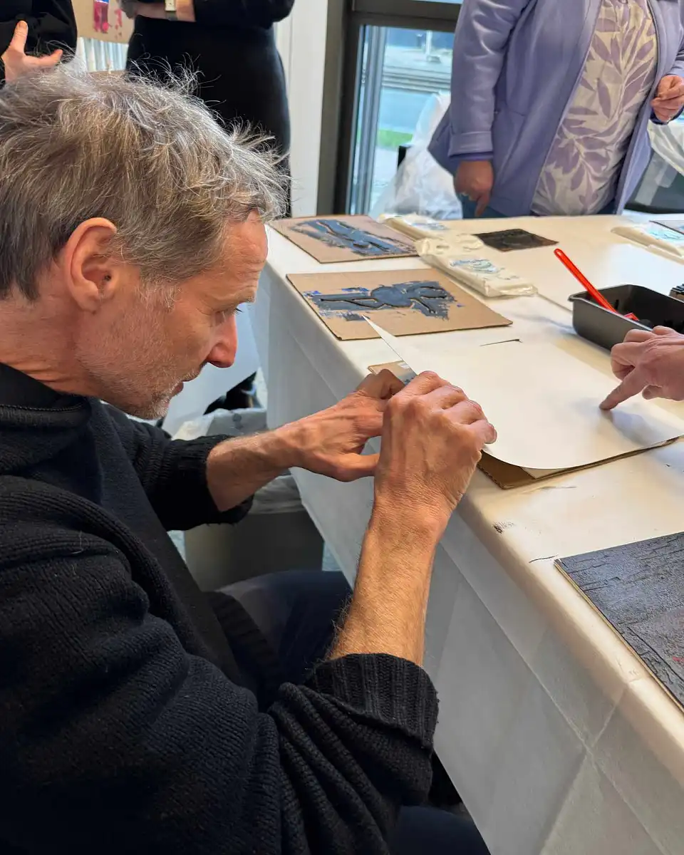 Neujahrsempfang 2025 | Besucher beim Drucken