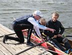 Einstellungen im Boot werden vorgenommen