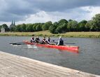 Erste Fahrt auf dem Wasser