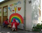 Regenbogen im Kinder- und Familienzentrum Dresdener Straße (3)