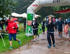 Die Geschäftsführung von KiTa Bremen beim Zieleinlauf - Petra Zschüntzsch und Wolfgang Bahlmann 