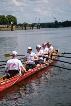 KiTa Bremen Boot bei Abfahrt vom Steg