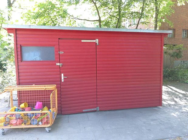 Gartentag im Schwedenhaus | Gartenhaus gestrichen