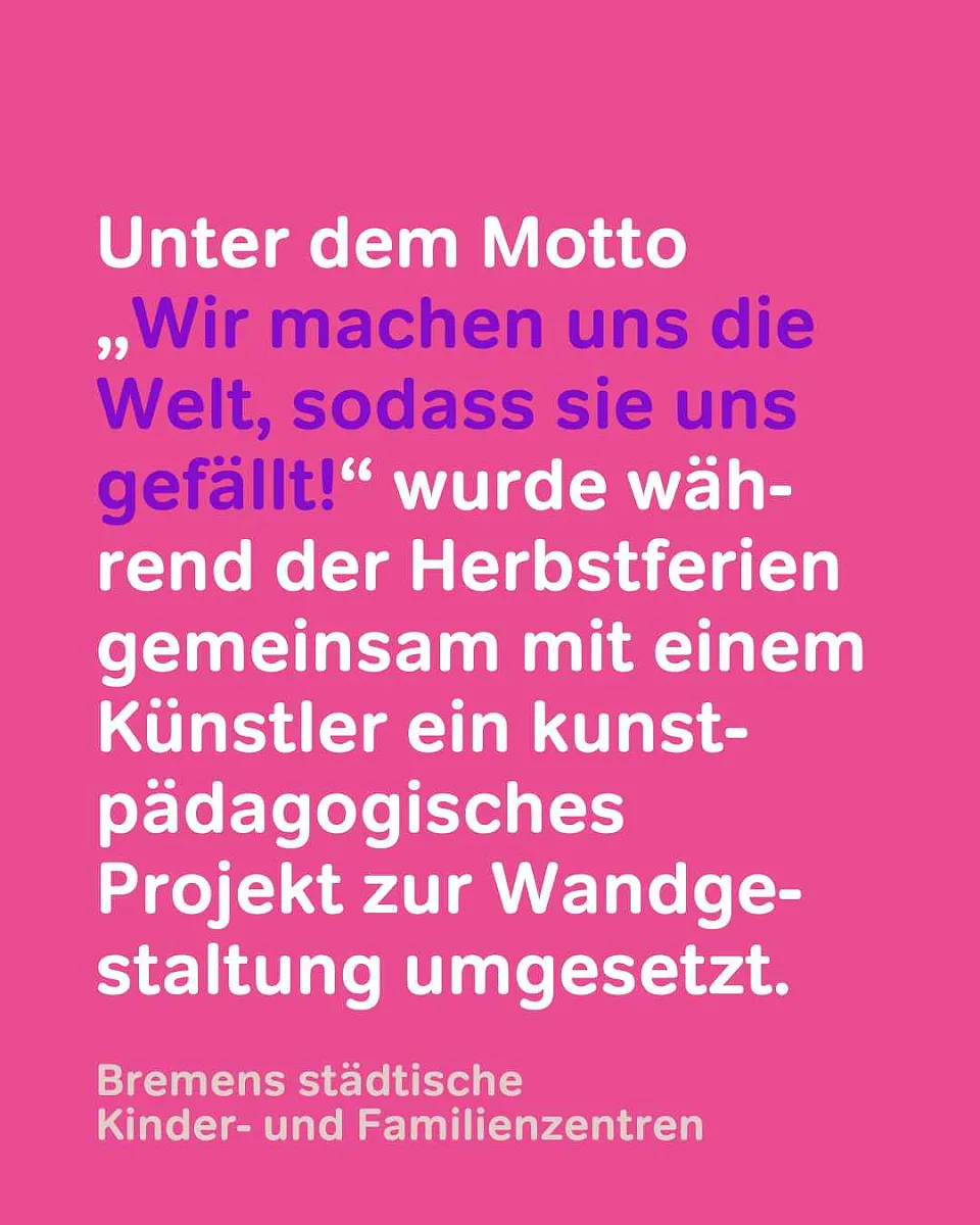 Motto: &bdquo;Wir machen uns die Welt, sodass sie uns gef&auml;llt!&ldquo;