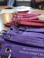 Werbematerial von KiTa Bremen auf der Jobmesse KITAJOB 