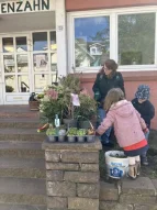 Neue Pflanzen für das Kinder- und Familienzentrum Löwenzahn