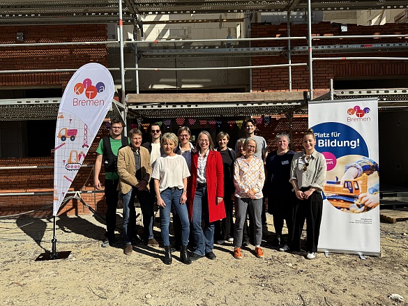 Projektverantwortliche für den Neubau des Kinder- und Familienzentrums Arbergen.,