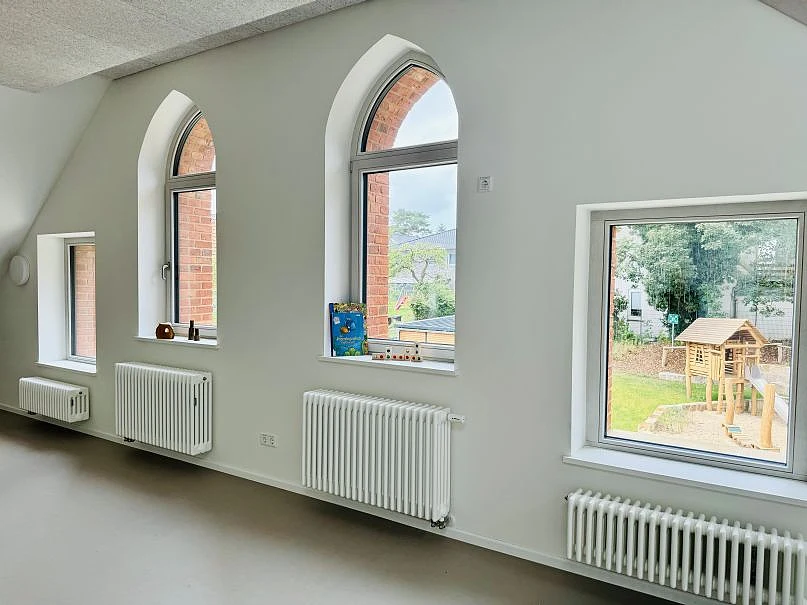 Kinder- und Familienzentrum Burgdamm: Fensterbereich
