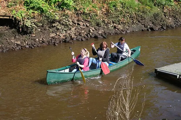 Kanutour KiTa Bremen | Mitarbeitenden im Boot