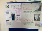 Poster mit Informationen zur Kikom-App