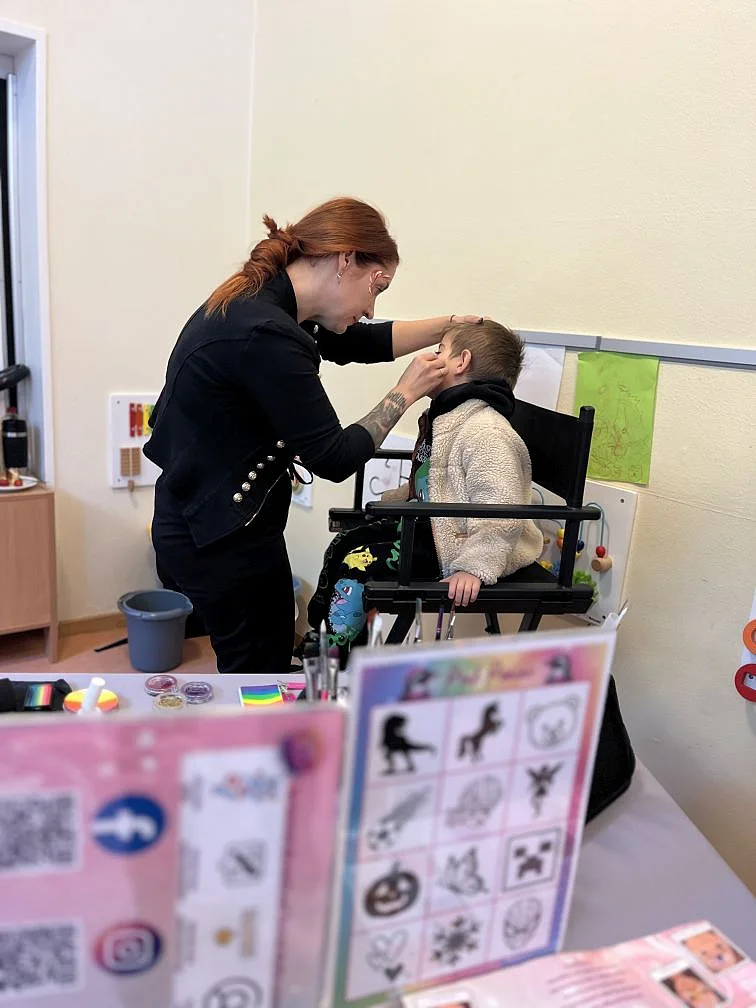 Jubil&auml;um Graub&uuml;ndener Stra&szlig;e: Kinderschminken