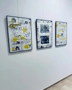 Neujahrsempfang 2025 |  Kinderkunstwerke im Flur