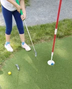 Das KuFZ Pfälzer Weg spielte Adventure Minigolf 