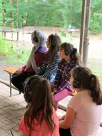 Das KuFZ Wischmann Straße bei der Produktion eines eigenen Hörspiels