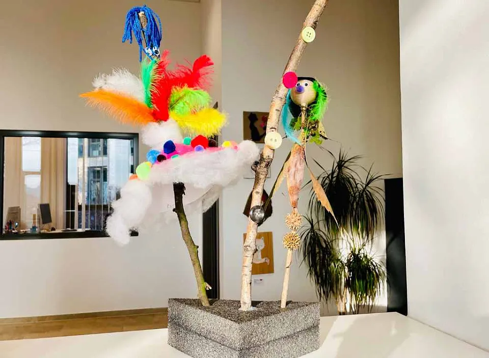 Neujahrsempfang 2023 KiTa Bremen | Kinderkunst Wald