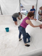 KuFZ Fillerkamp: Impressionen vom Aufbau (4)