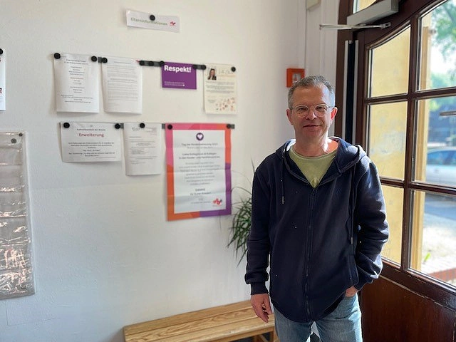 Tag der Kinderbetreuung &uuml;bergabe am Infobrett