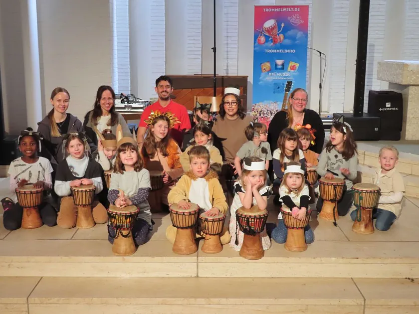 Trommelprojekt: Gruppenfoto