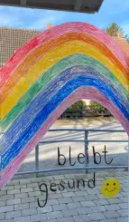 Regenbogen im Kinder- und Familienzentrum Ulrichs Helgen