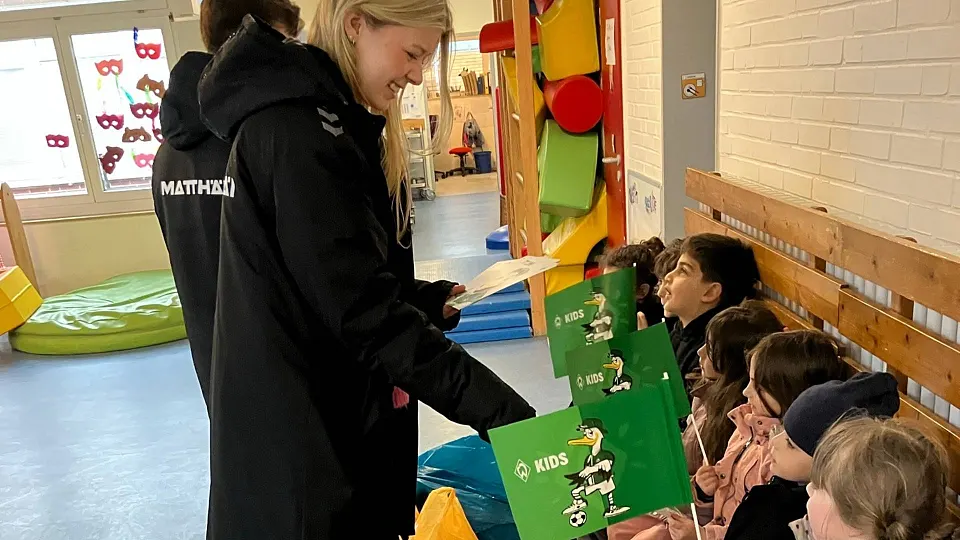 Besuch Vertreterin von Werder Bremen