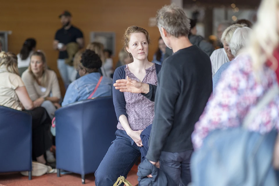 Zeit zum Vernetzen und Austausch bot die Veranstaltungspause. 