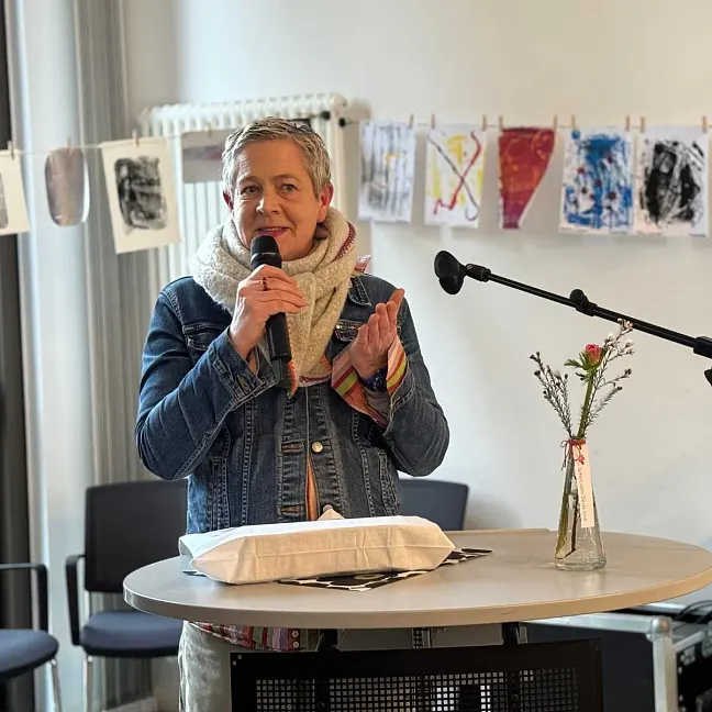 Vertreterin aus der Kunsthalle berichtet über das Kooperationsprojekt