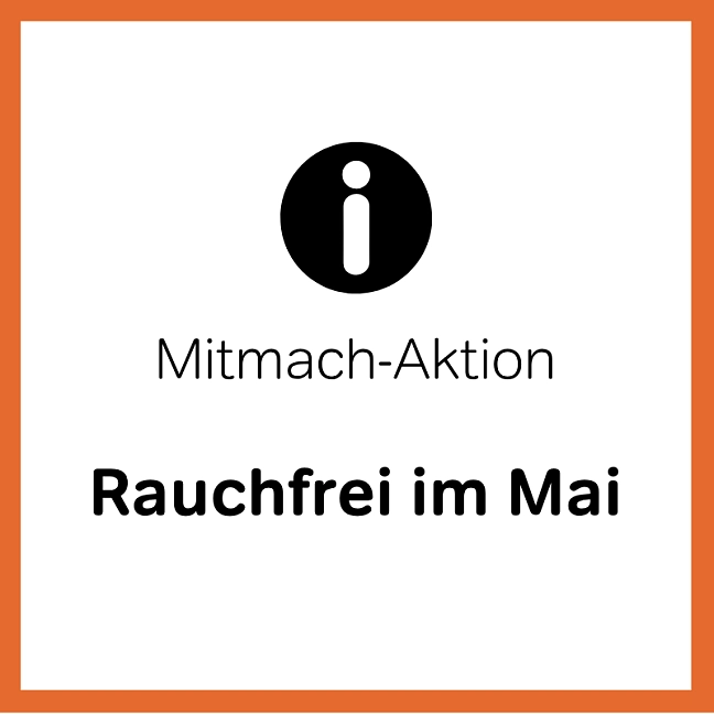 Mitmach-Aktion: Rauchfrei im Mai