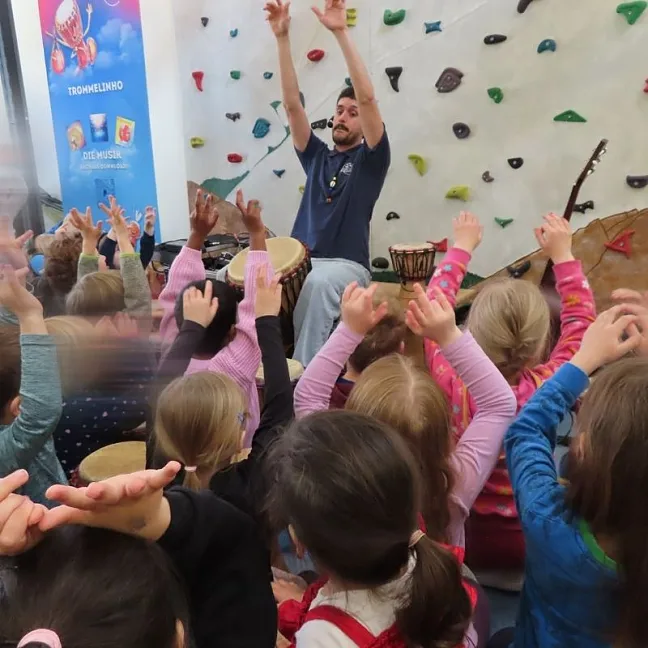 Trommelprojektwoche im Kinder- und Familienzentrum St. Magnus