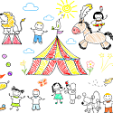 Kinderzeichnung Zirkus