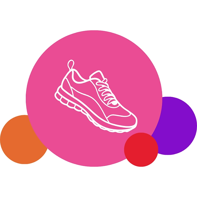 Bild eines Laufschuhs als Illustration